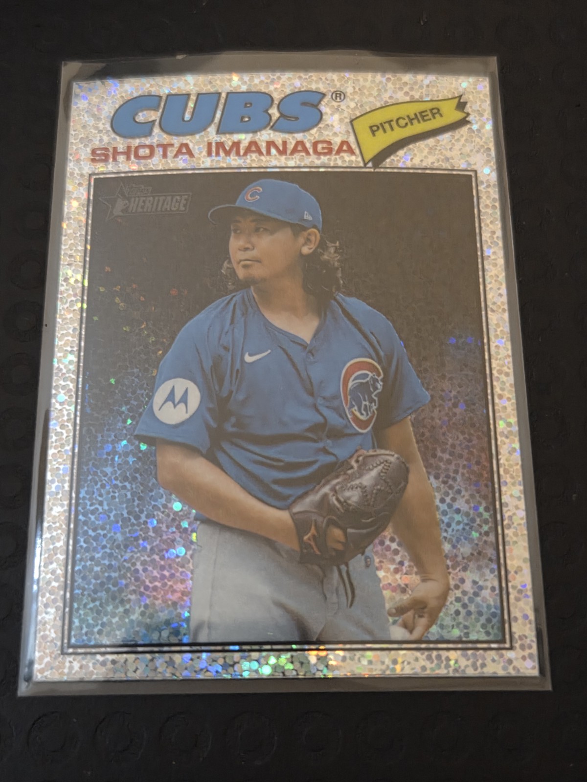 2026 Topps Heritage Baseball Sparkle #202 Shota Imanaga