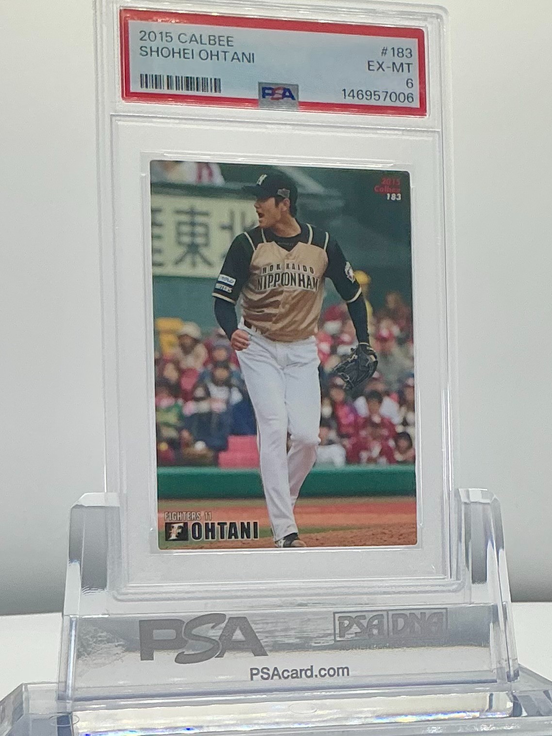 SHOHEI OHTANI 2015CALBEE #183 PSA6!POP6!(RC)