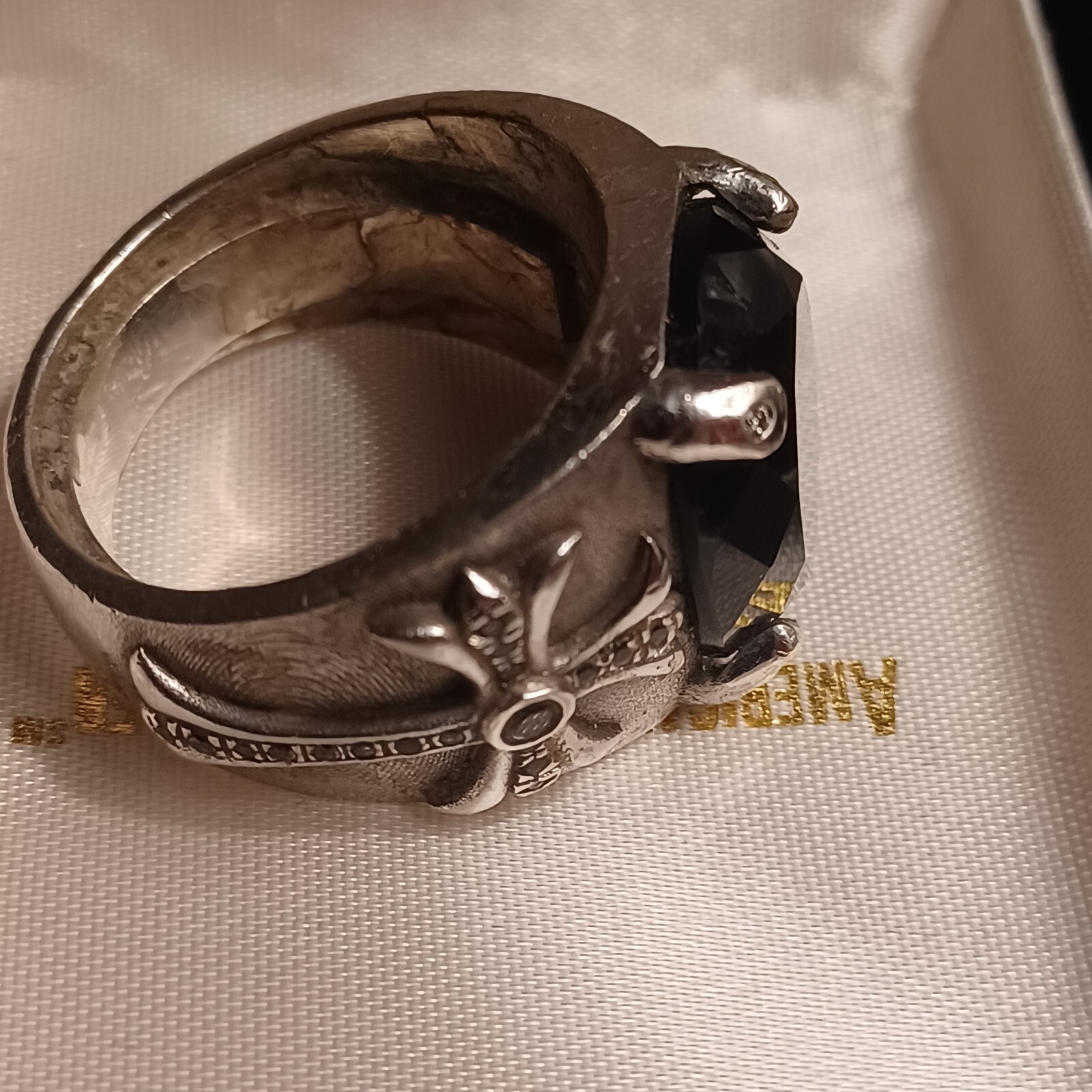 AUTHENTIC JOSE CANSECO ONE OF A KIND BLACK ONYX RING SIZE 15