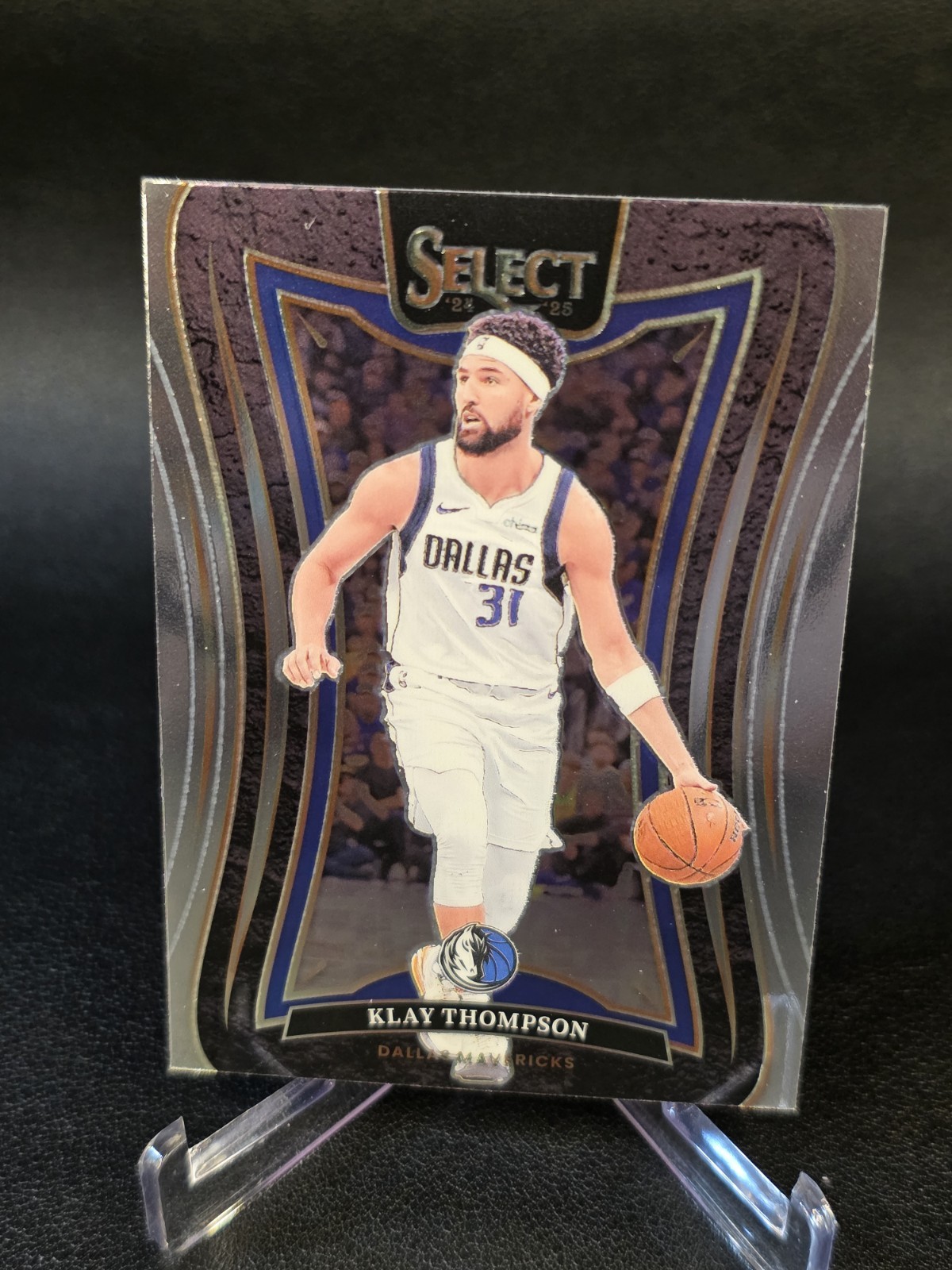 2024-25 Panini Select Klay Thompson Mezzanine Level silver Dallas Mavericks