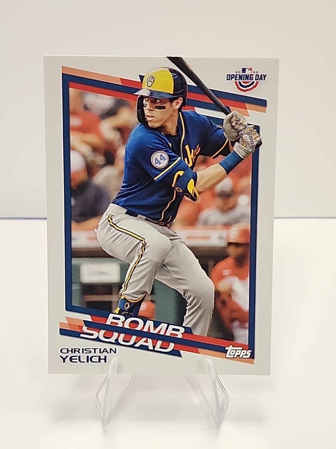 2022 Topps: Opening Day-Bomb Squad #BS-25 Christian Yelich/Brewers ⚾🐷⚾