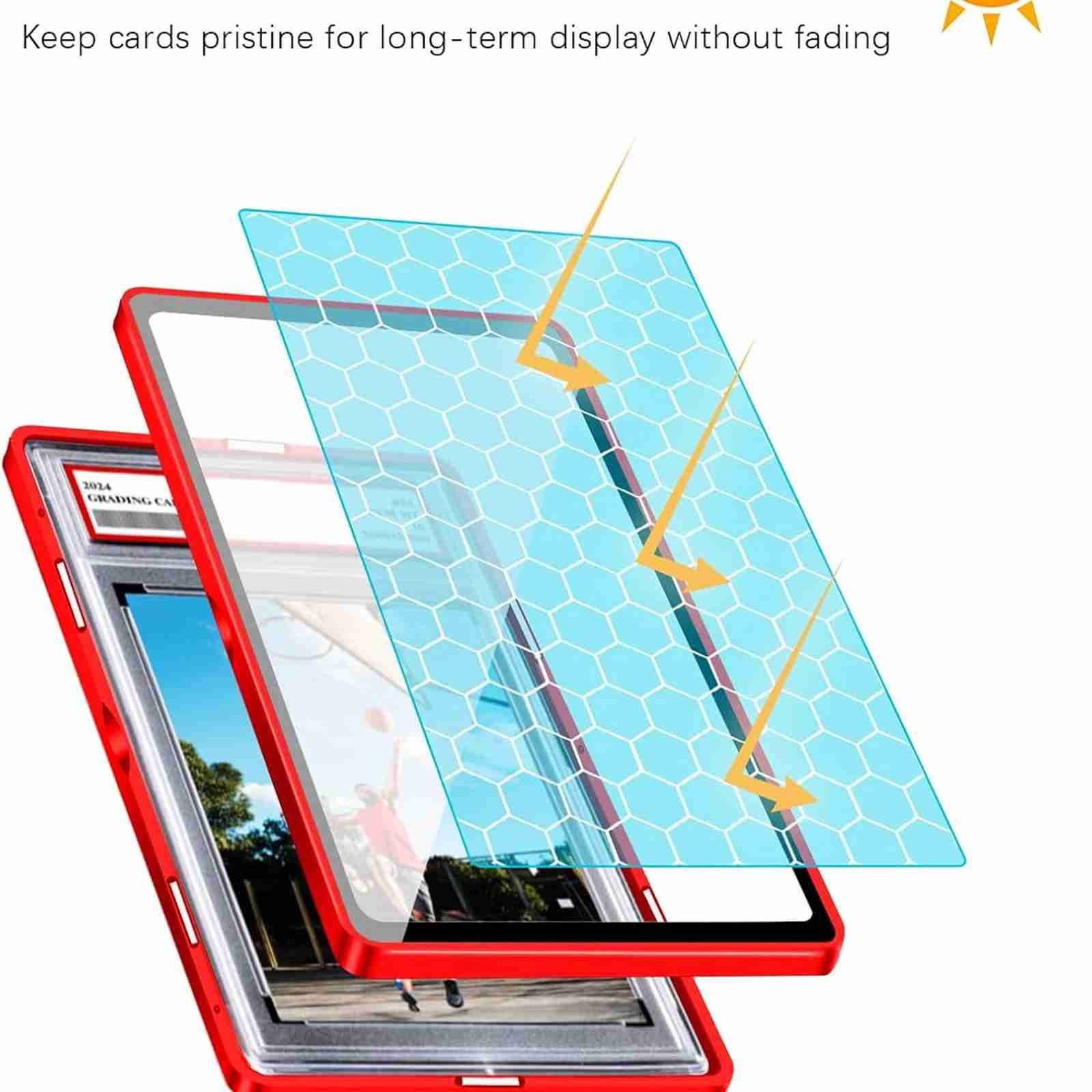 1-5PCS for PSA Slab Graded Trading Cards Protector Holder Magnetic Case Display
