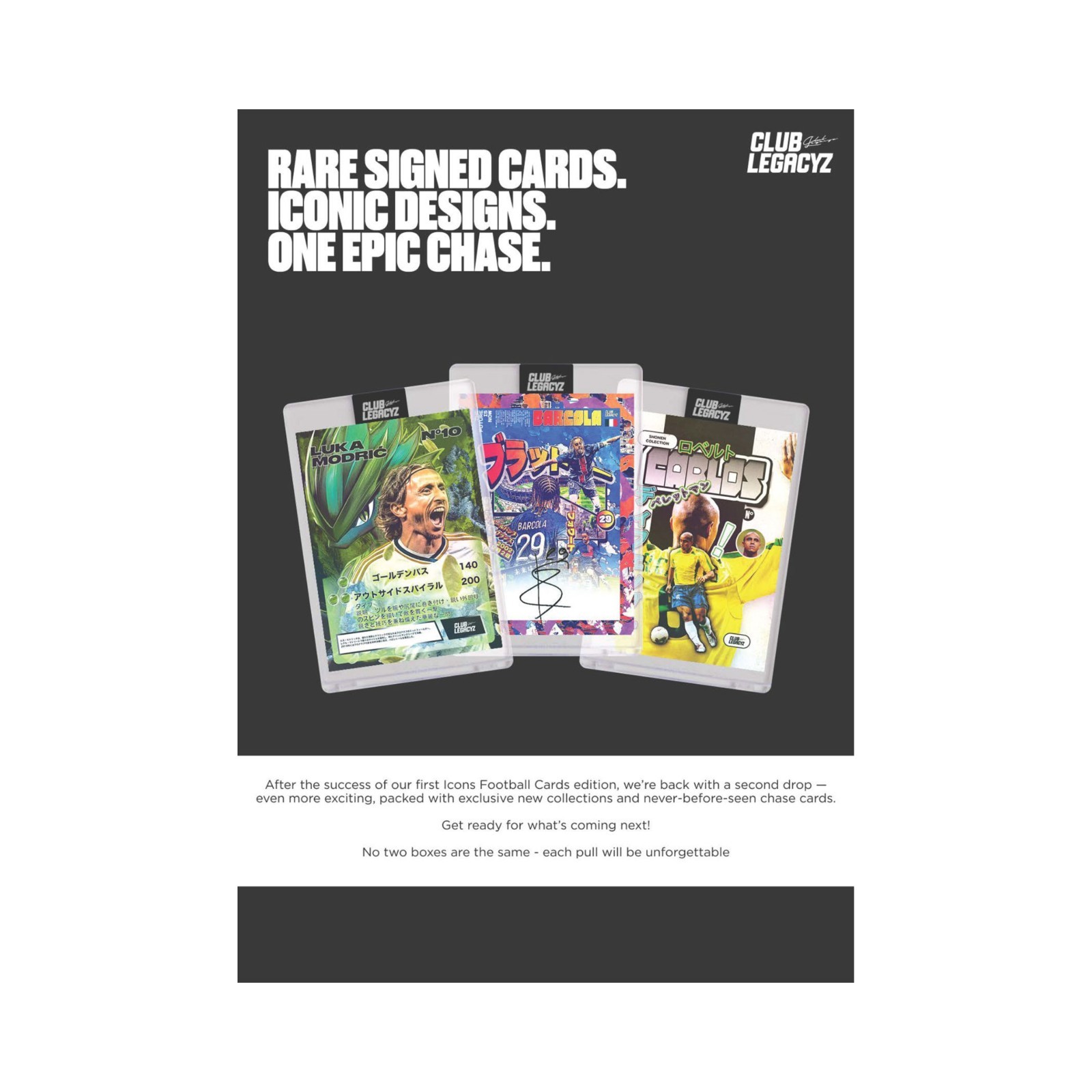 2025 Club Legacyz Icons Football (Soccer) 2nd Edition 1Ct Box | Factory Sealed
