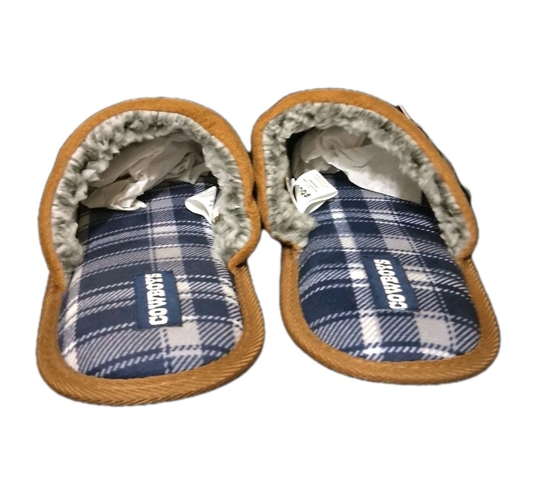 Foco NFL Dallas Cowboys Men’s Slippers Suede Size M 9-10 NEW