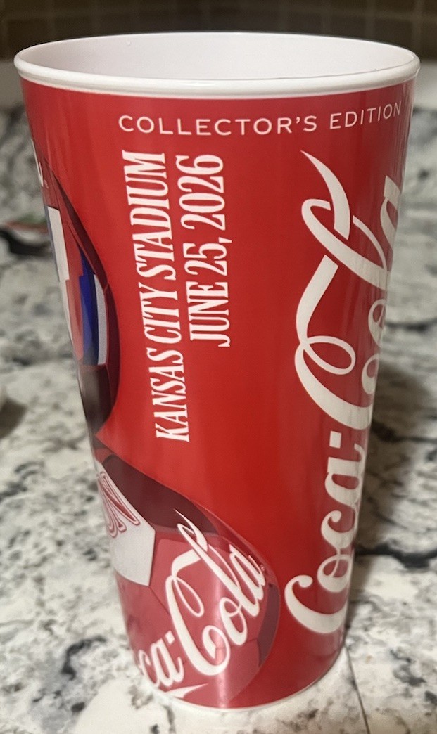 Coca-Cola FIFA World Cup 2026 NED vs TUN Kansas City Collector’s Cup NEW UNUSED