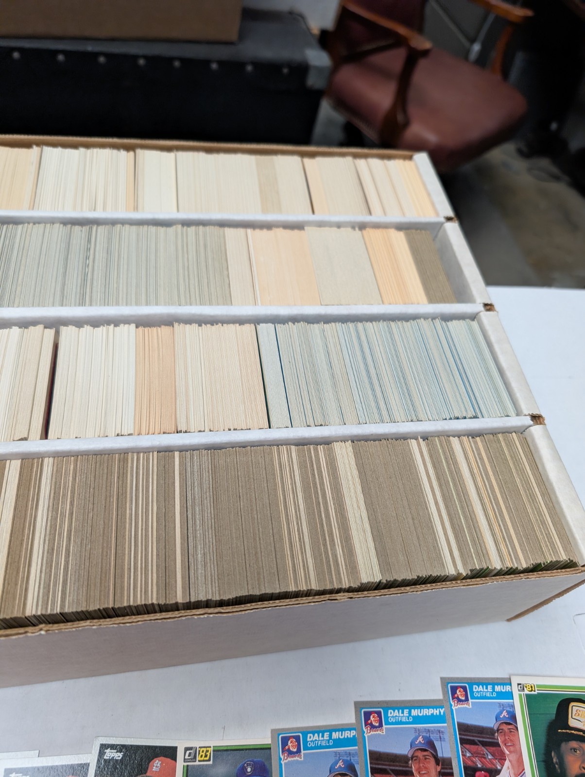 3200 card lot 1981-1986 W/ Stars & HOF Baseball Topps Donruss Fleer MINT