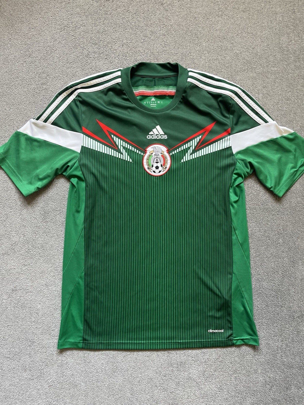 Mexico 2014 Home Football Shirt Size Medium Very Good Condition