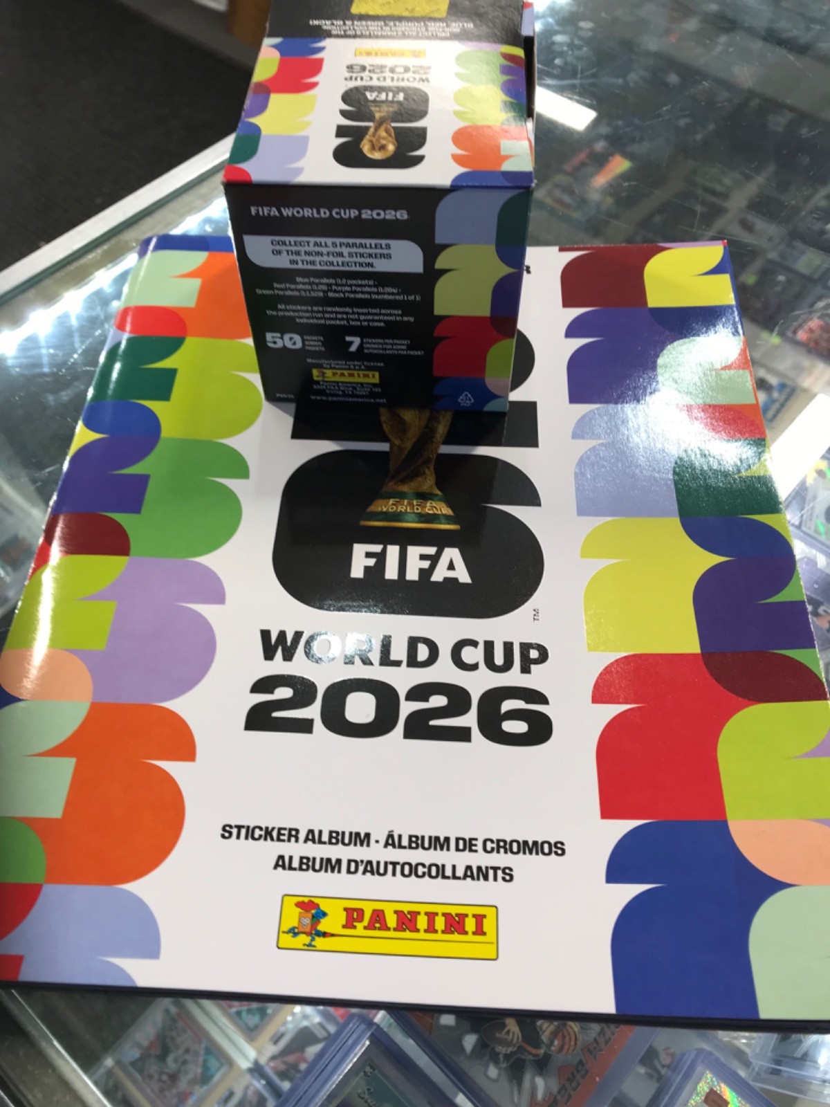 FIFA World Cup 2026 PANINI Stickers – 50 packets + Softcover Album 350 total