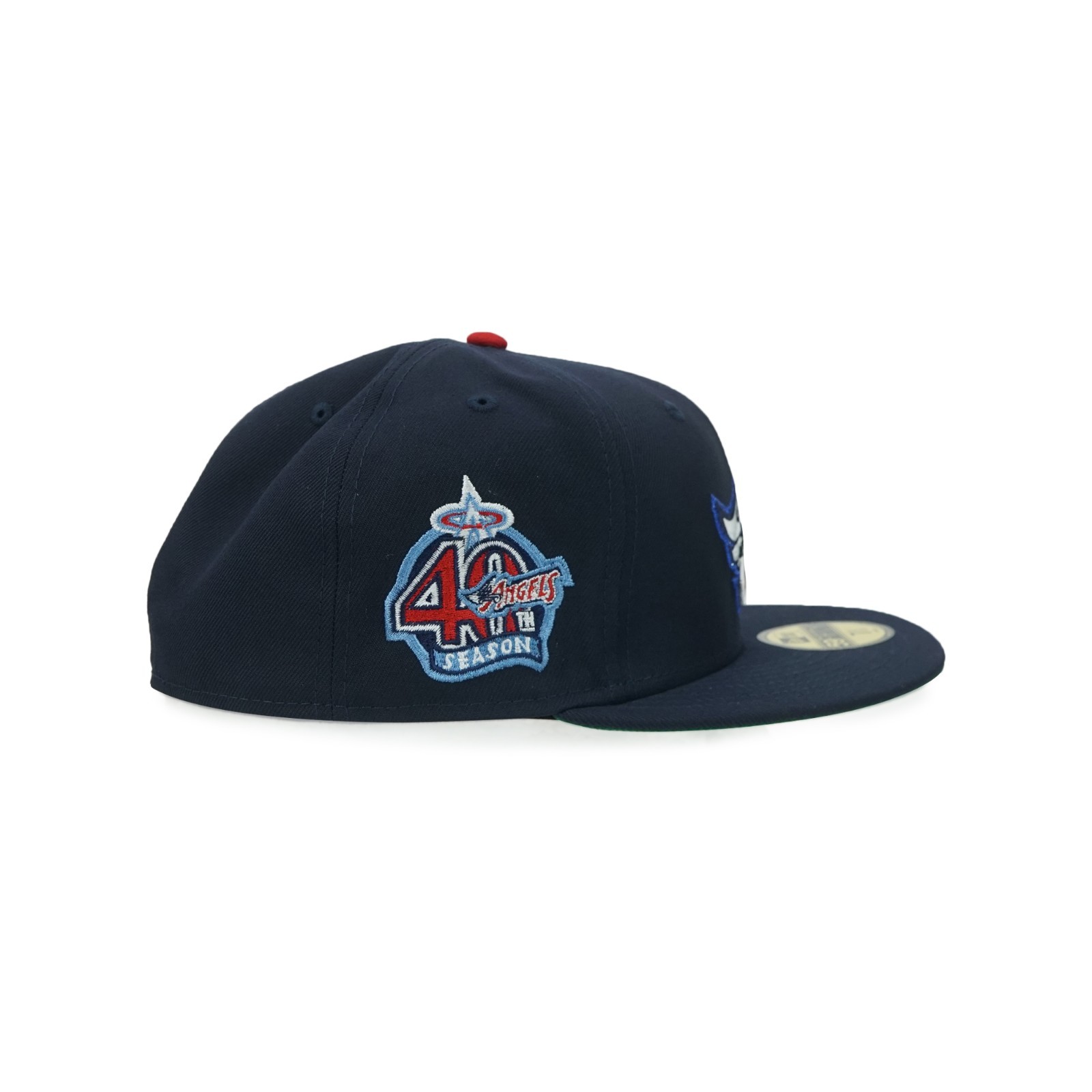 2001 Anaheim Angels New Era MLB 40th Annviersary Navy Blue 59FIFTY Fitted Cap