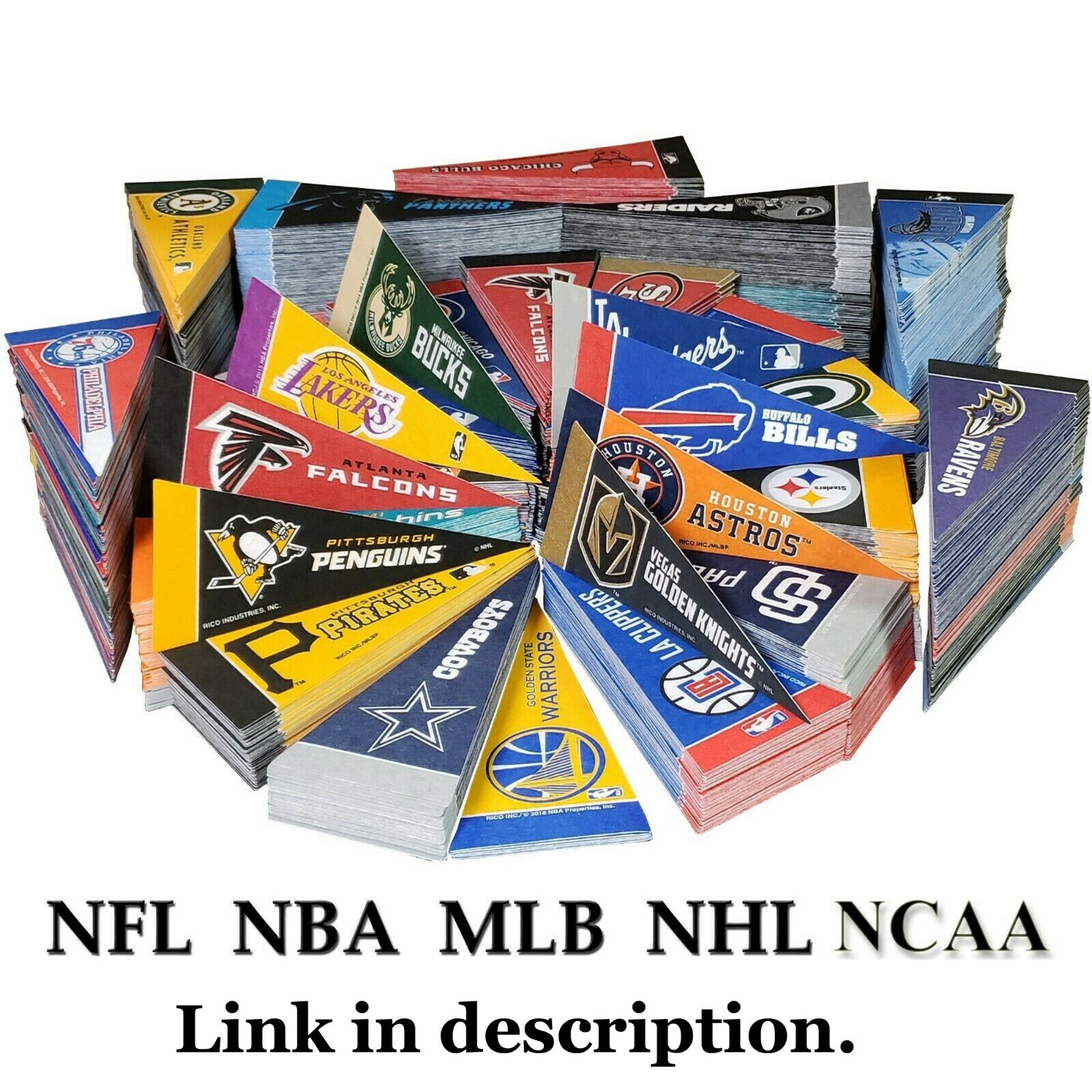 CUSA Liberty Flames Mini Pennant 9X4 inch soft felt, Banner, Flag made in USA