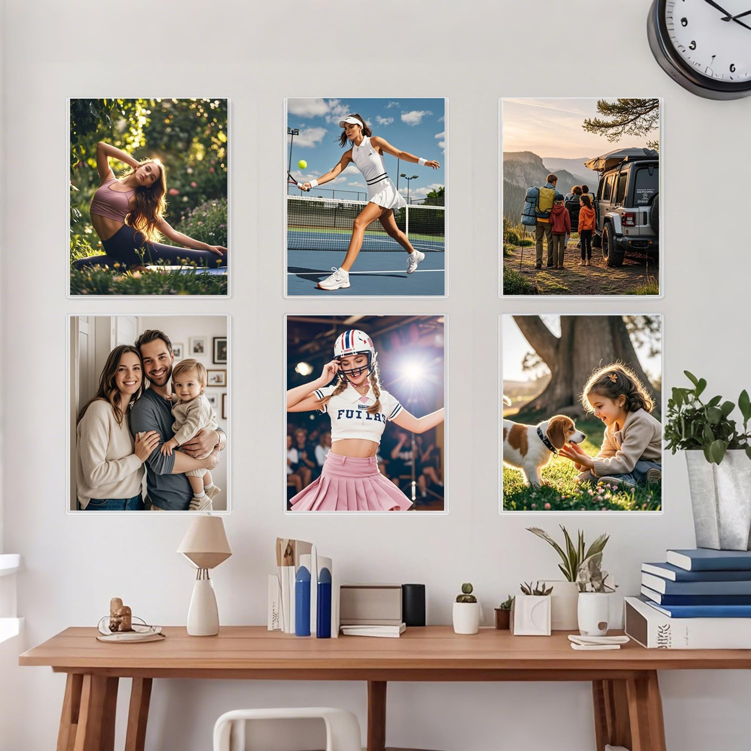 12-Pack 6″ x 9″ Clear Rigid Card Sleeves for Photos and Trading Cards