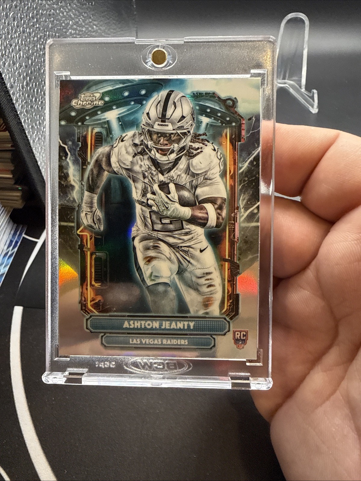 Ashton Jeanty 2025 Topps Cosmic Chrome Extraterrestrial Talent Refractor Rookie