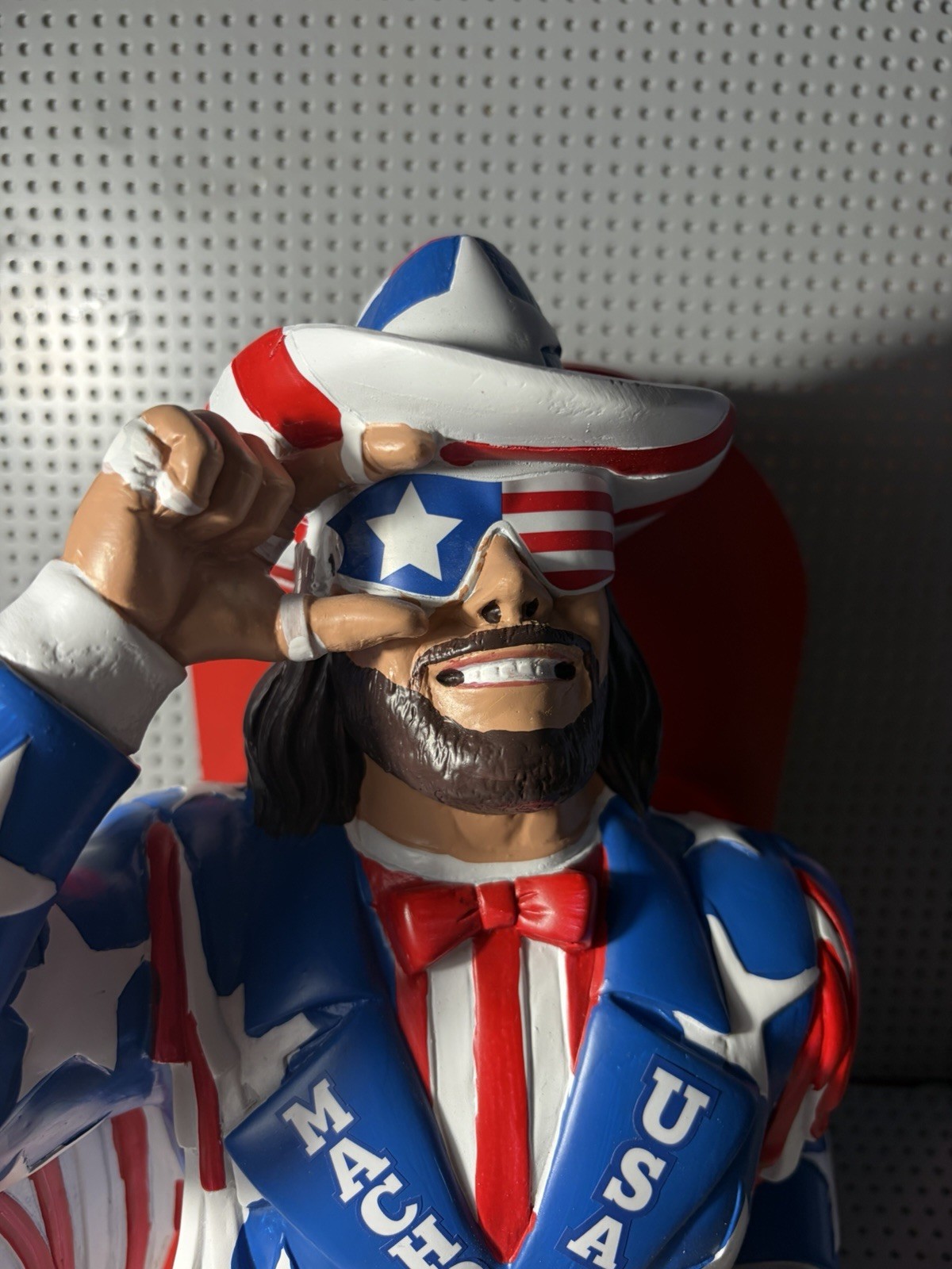 MACHO MAN RANDY SAVAGE SLIM JIM COLLECTOR DISPLAY 2026 AMERICA’S BIRTHDAY