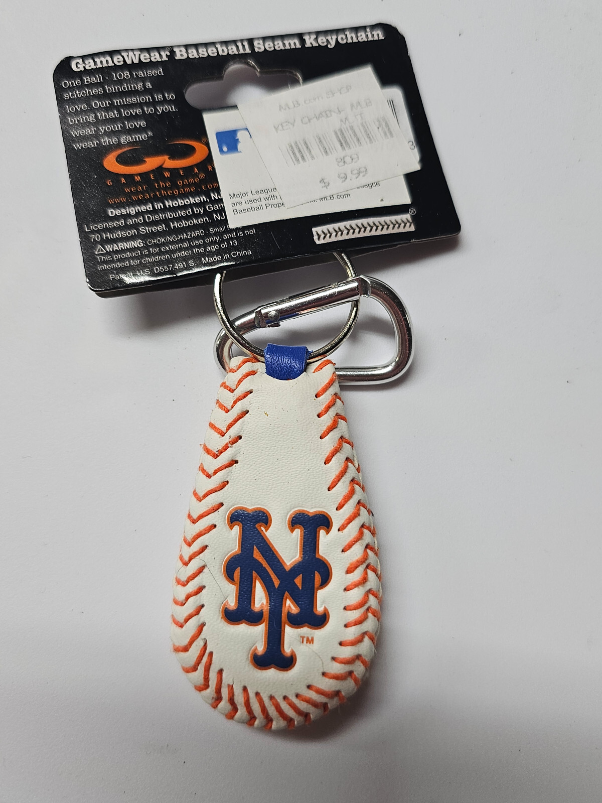 NEW YORK METS MLB BASEBALL KEY CHAIN KEYCHAIN NEW ITH TAG