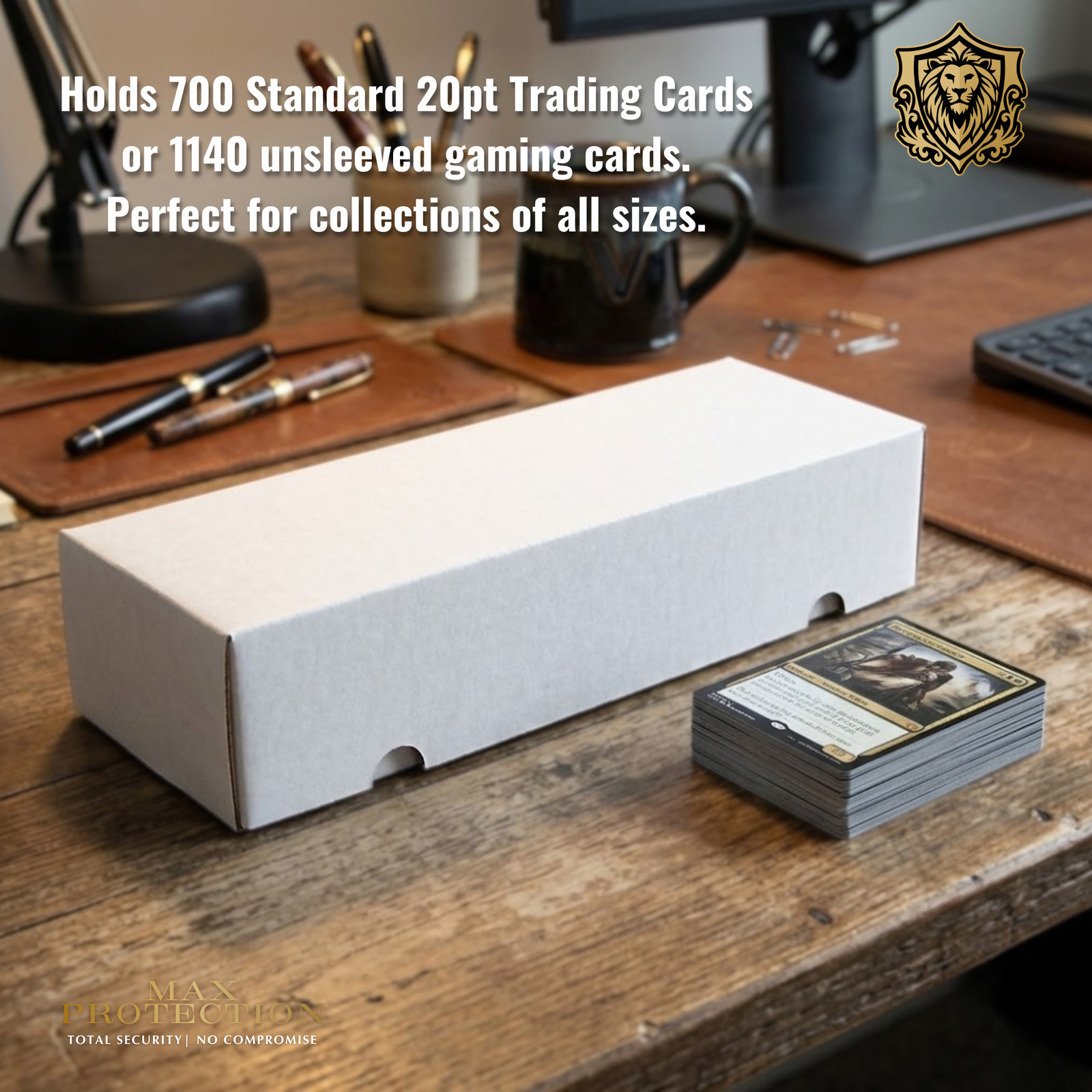 200 Ct Max Pro 800 Card Storage Box – Gaming Trading Sports – Yo-Gi-Oh! – MTG