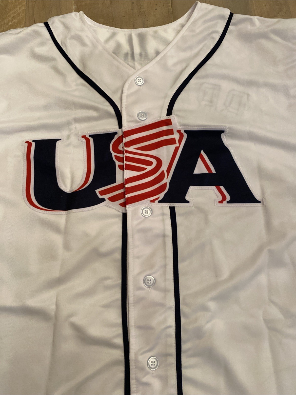 Alex Bregman Signed Custom World Baseball Classic Team USA Jersey. Beckett COA