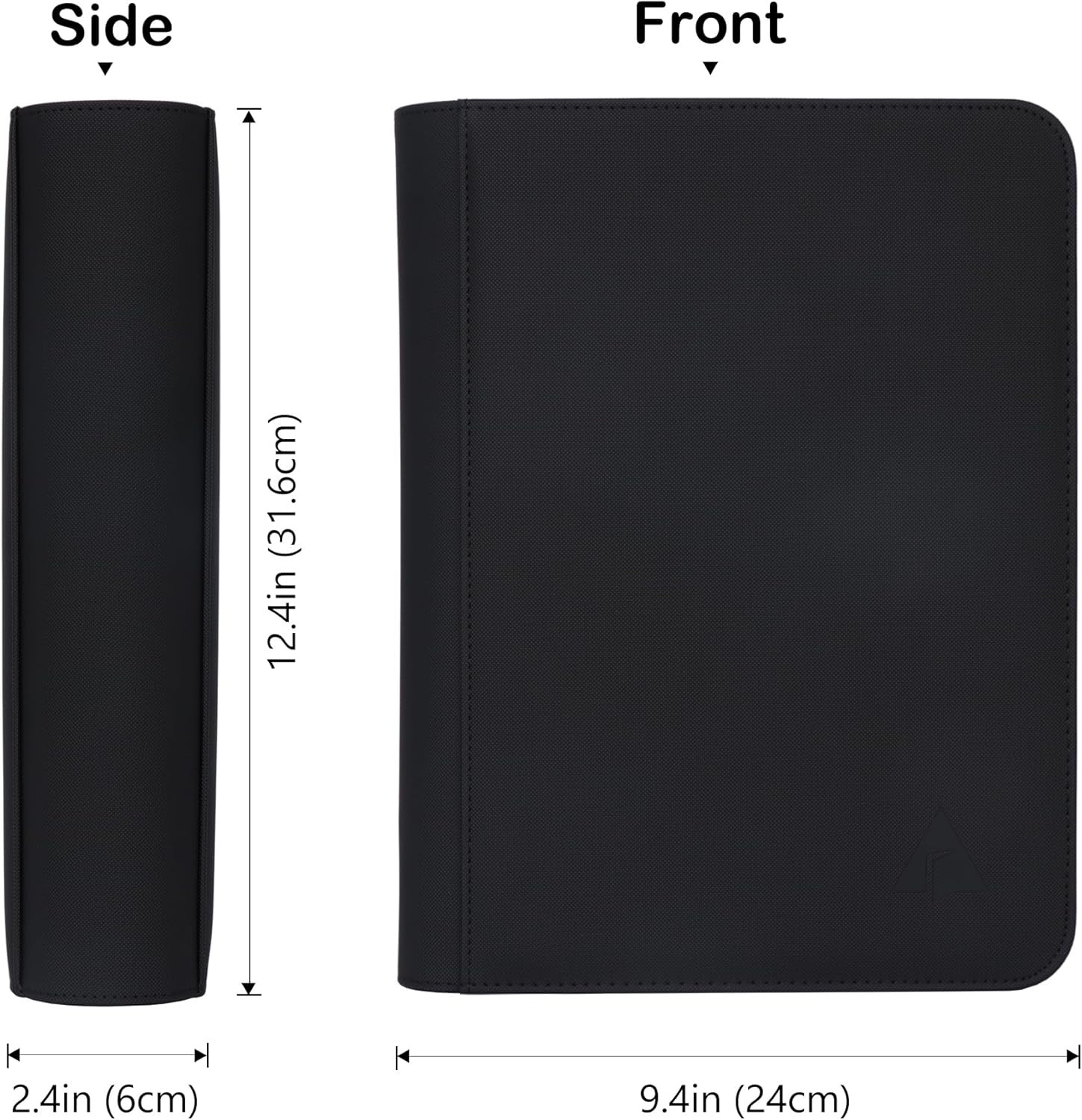 4 Pocket Semi Rigid Card Holder Binder Album Holds 208 Trading Card Cases