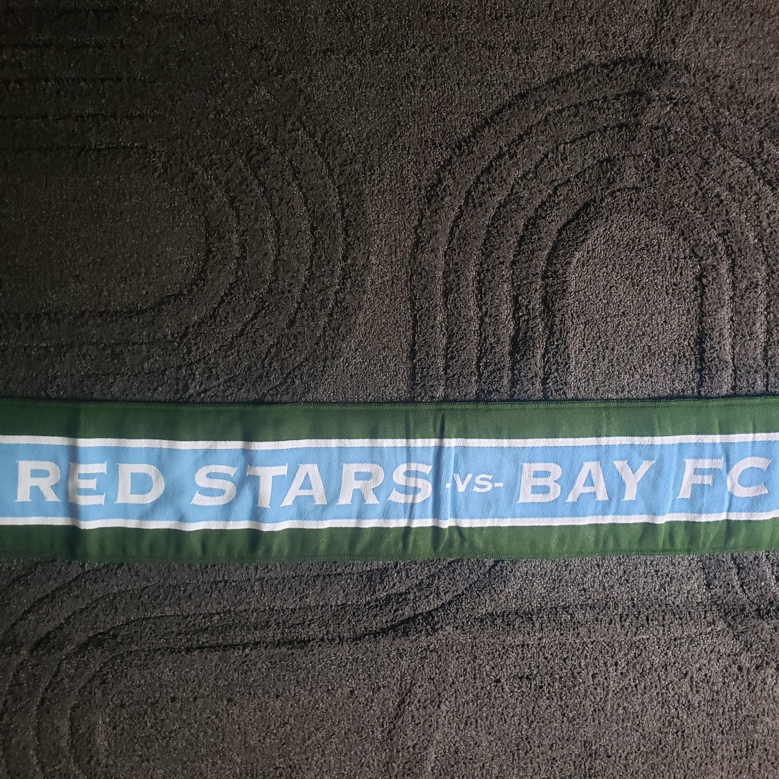 Chicago Red Stars Vs Bay Fc. Commemorative Scarf From 6/08/24 Wrigley Field NWSL