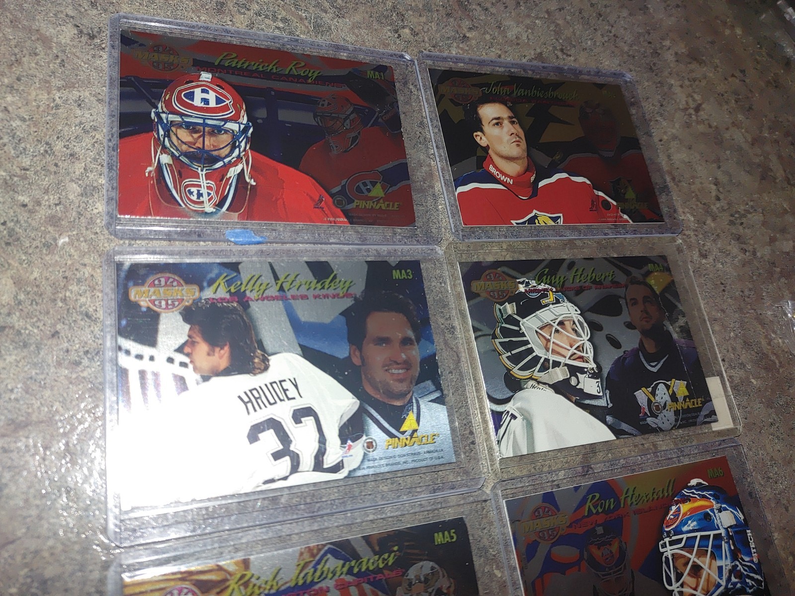 1994-95 Pinnacle Masks Set 1-10 Patrick Roy Vanbiesbrouck RARE