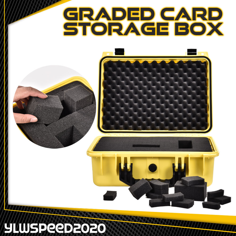 150+ Sport Graded Card Storage Box Case Slab Holder Protector Weatherproof