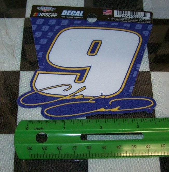 CHASE ELLIOTT #9 NAPA 4X4 NASCAR RACING WINCRAFT 4X4 DECAL STICKER SHEET