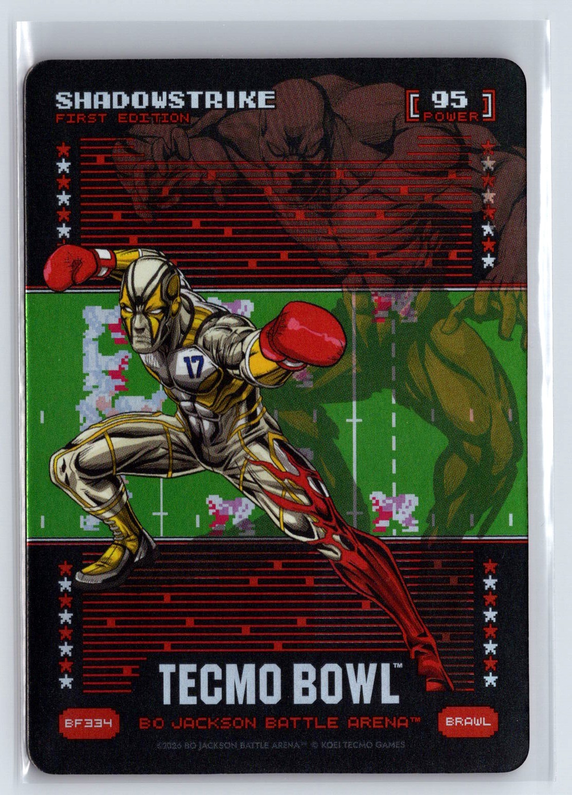 2026 Battle Arena “ShadowStrike” DAVANTE ADAMS #BF334 BattleFoil BRAWL Rams
