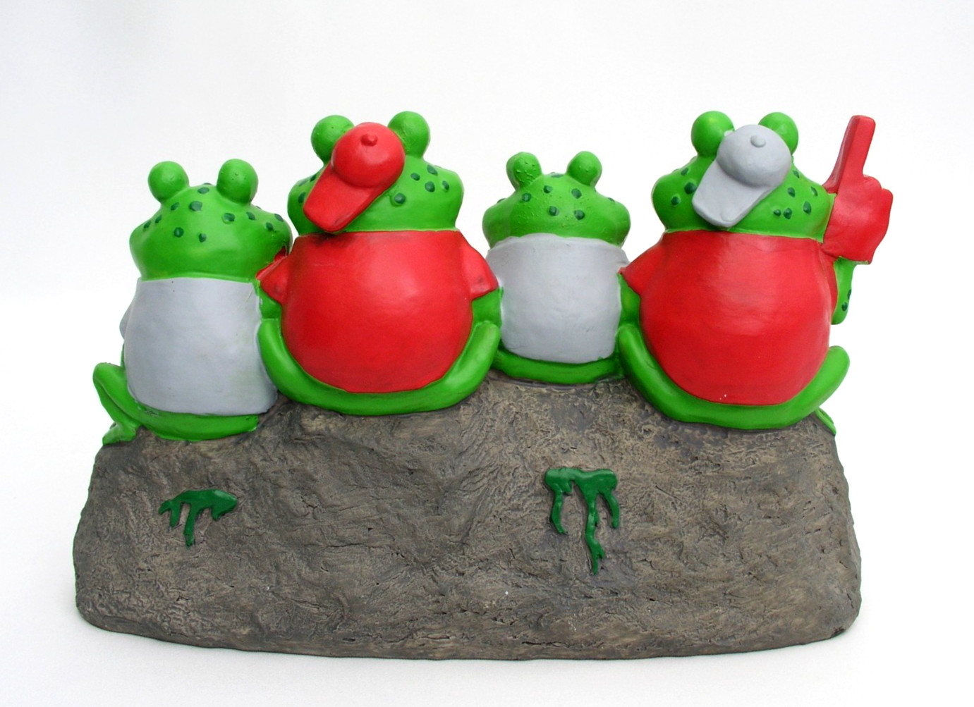 OHIO STATE BUCKEYES RALLY FROGS FIGURINE – 10 1/4″ X 6 3/4″ X 3 1/2″ LICENSED