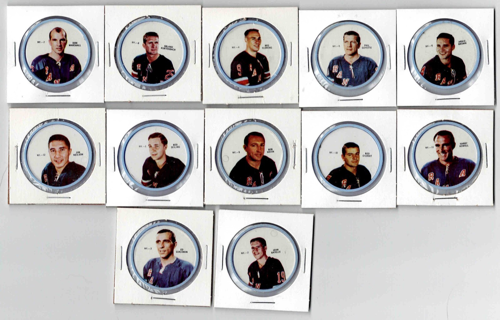 1968-69 Shirriff Hockey Coins Part Set Qty 111 Different Many HOF Players.