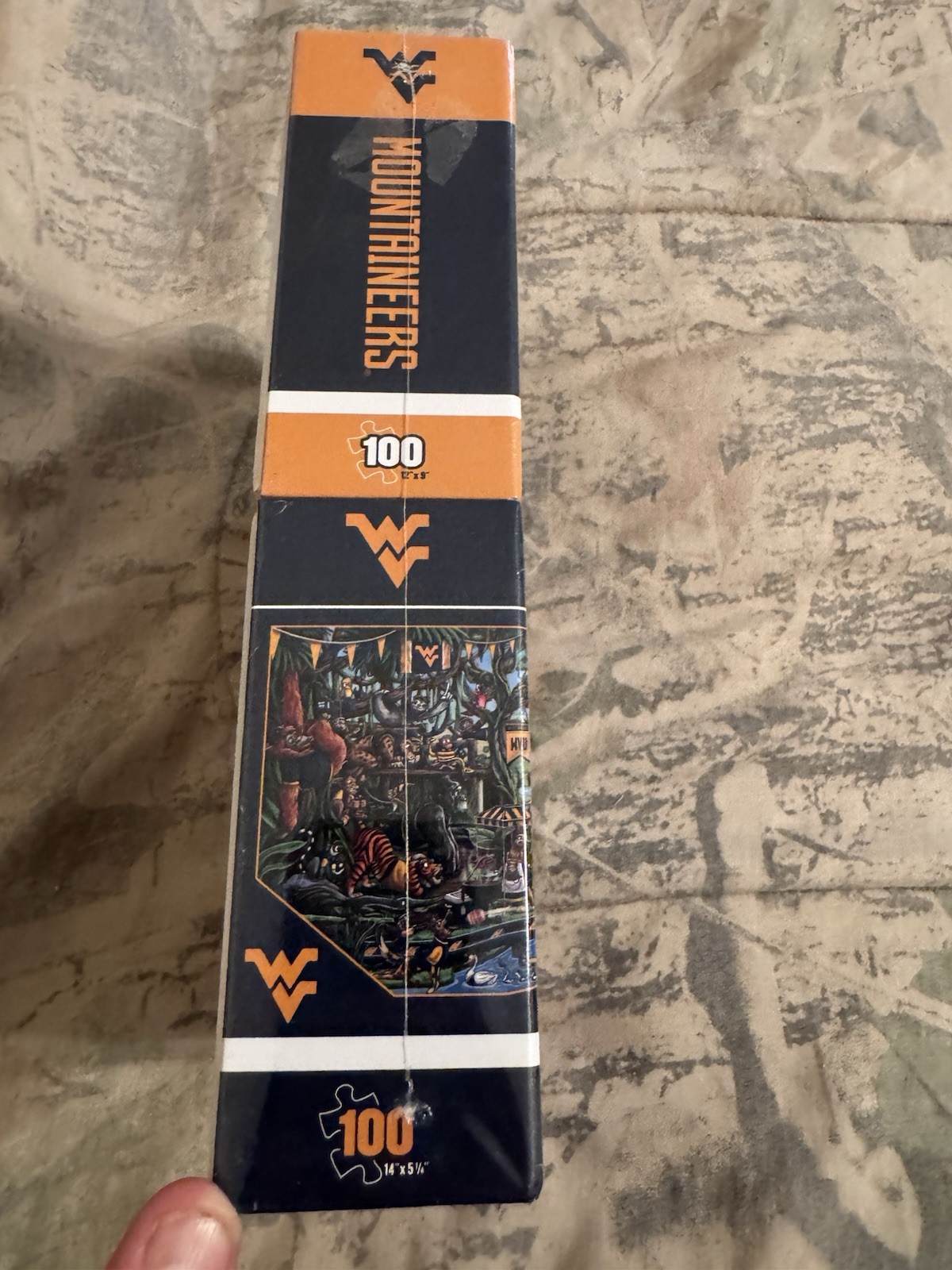 West Virginia Mountaineers Puzzles, 4 Pack, 100 Pcs Each, Football Sports, New