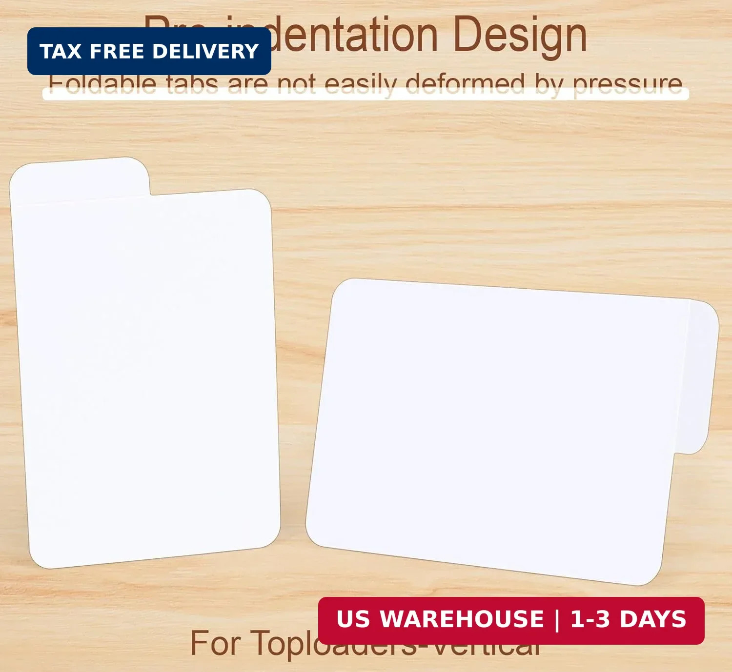 Tall Trading Card Dividers for Toploaders Storage Boxes, 150PCS Paper Divider Ca