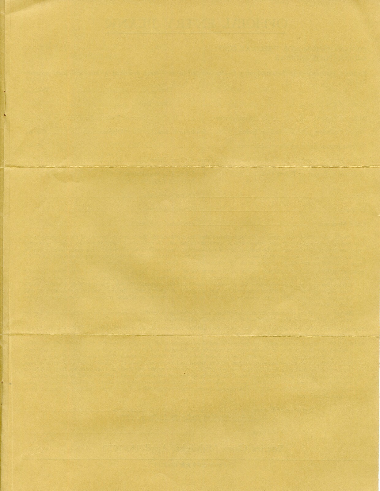 Indy 500 1970 OFFICIAL ENTRY BLANK RULES AND REGULATIONS