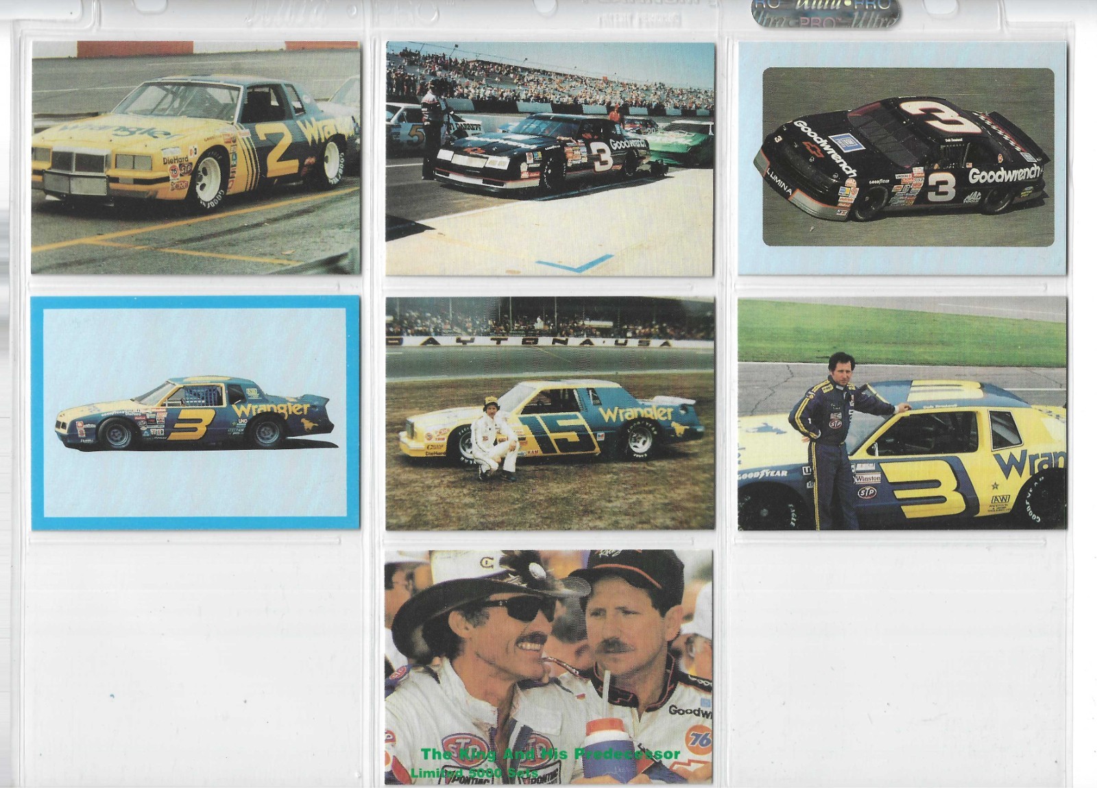 *(Unknown)-Dale Earnhardt/Richard Petty-Complete 13 card set-SEE DESCRIPTION!*