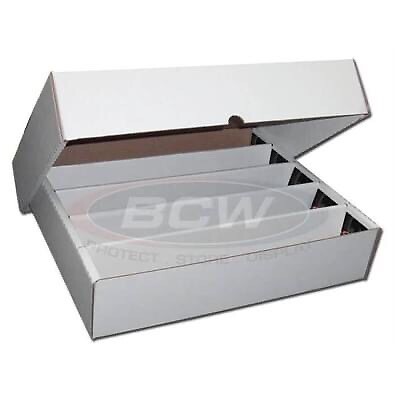 BCW 20-BX-5000 Full Lid Storage Box for Trading Cards – 5000 Count