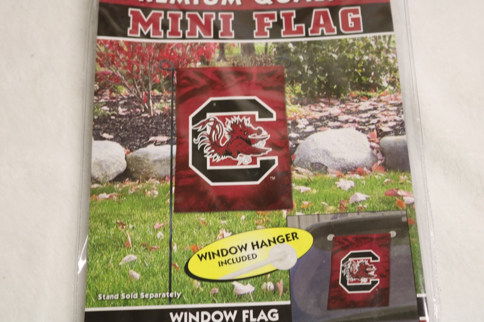 SOUTH CAROLINA GAMECOCKS PREMIUM MINI GARDEN FLAG 15 X 10.5 New In Package LOOK