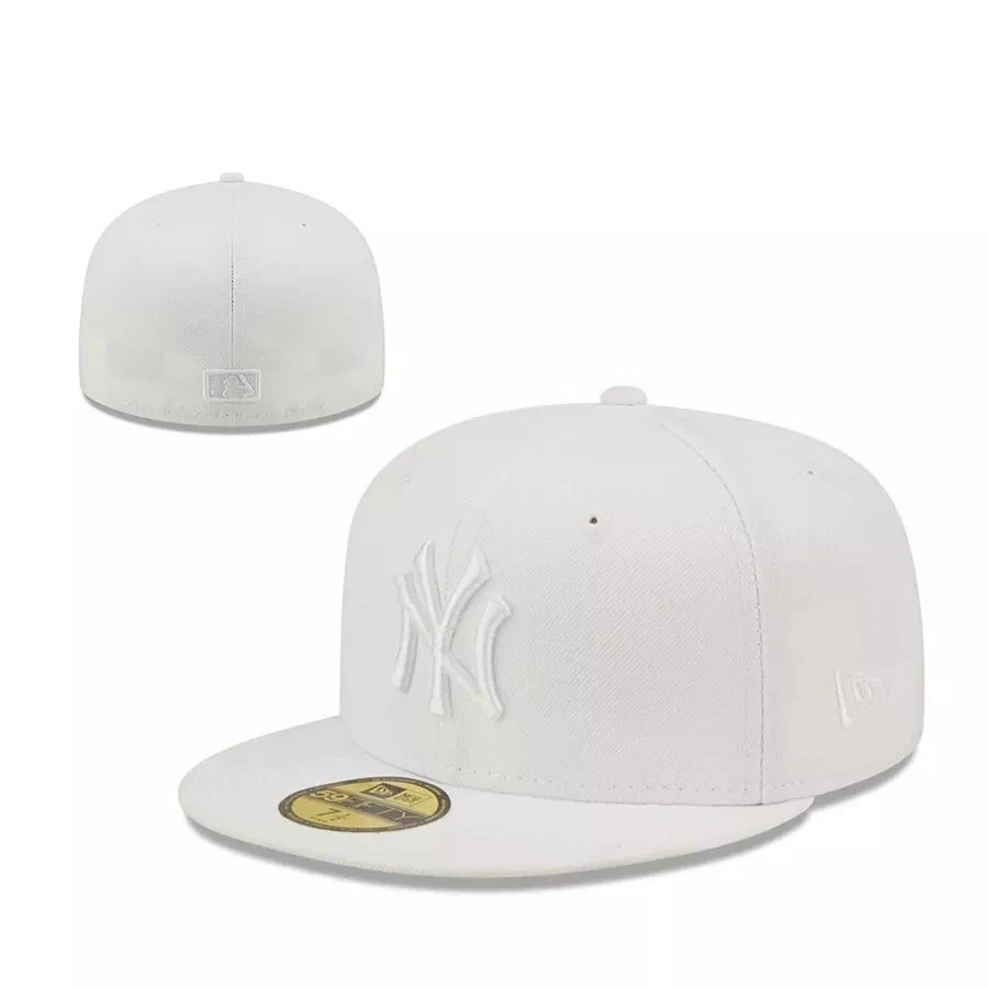 Men’s New York NYY MLB Yankees Basic 59FIFTY Fitted Cap 5950 Baseball Hat IN BOX