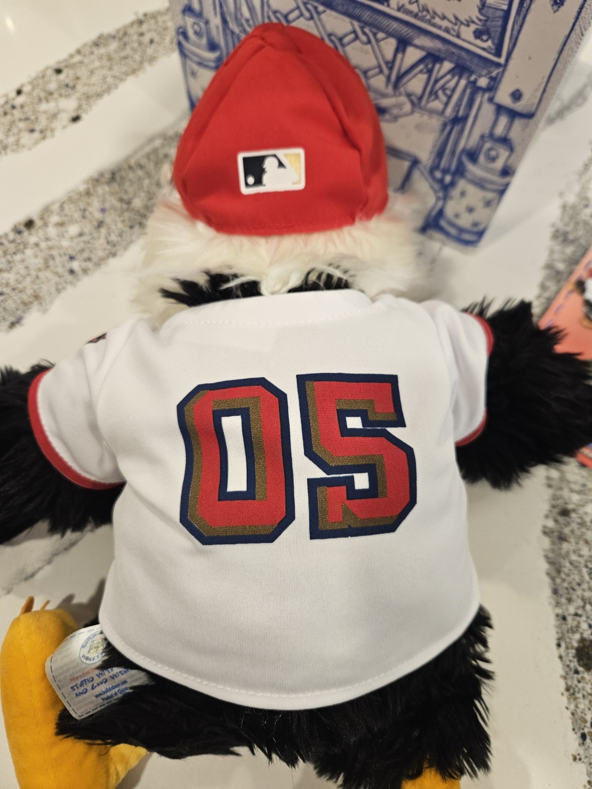 March 2008 MLB Washington Nationals Build A Bear Workshop 16″ Screech VERY RARE