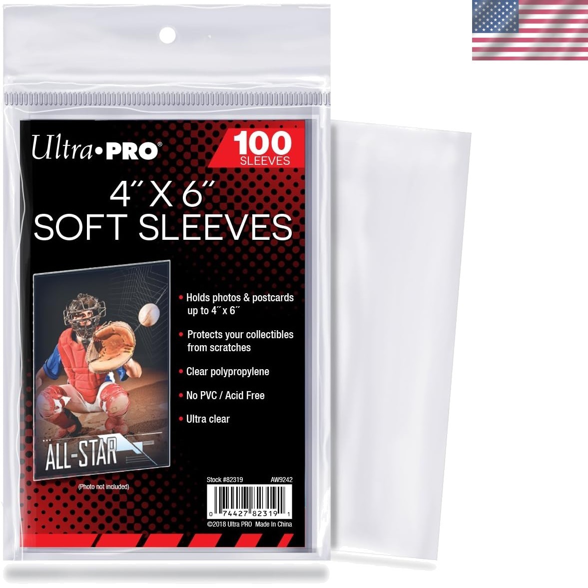 100 Pack 4″x6″ Clear Polypropylene Sleeves – Acid-Free for Photos & Postcards