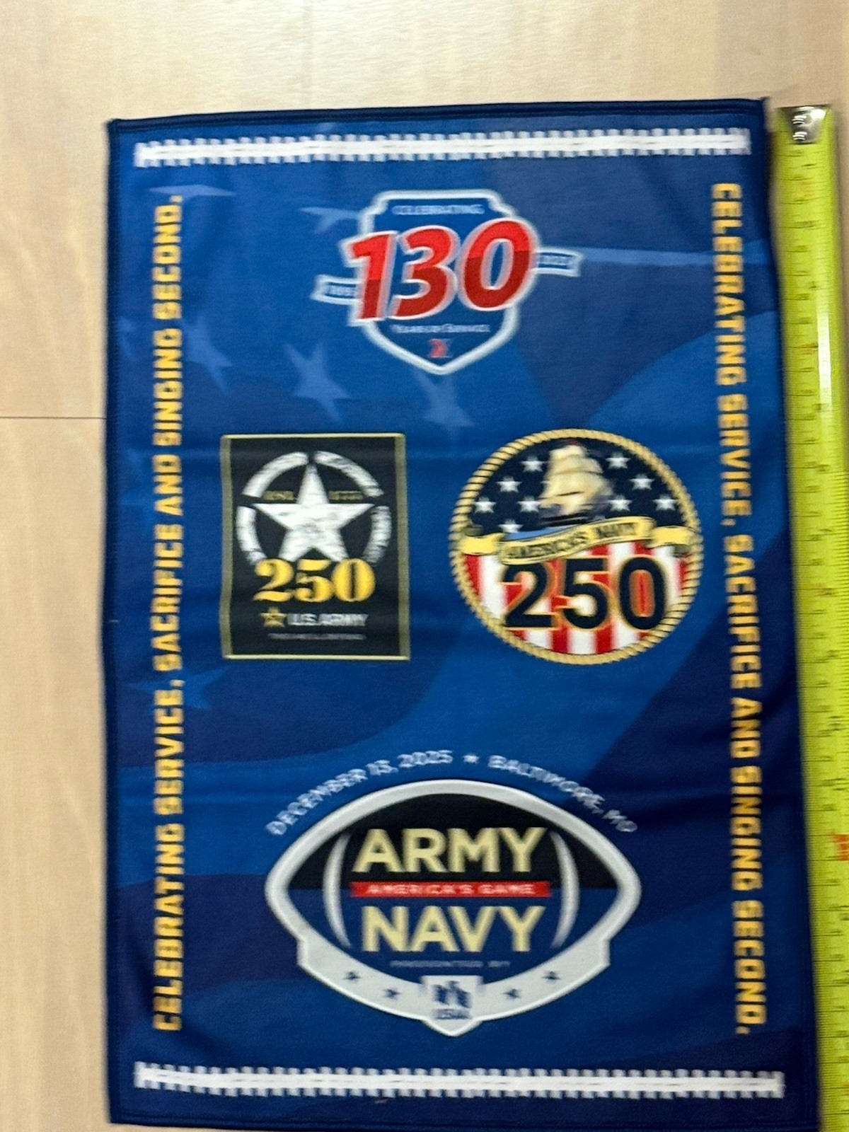 2025 Army-Navy Football Game Towel Super Cool ! 11 By 17 Inches Rare! Microfiber