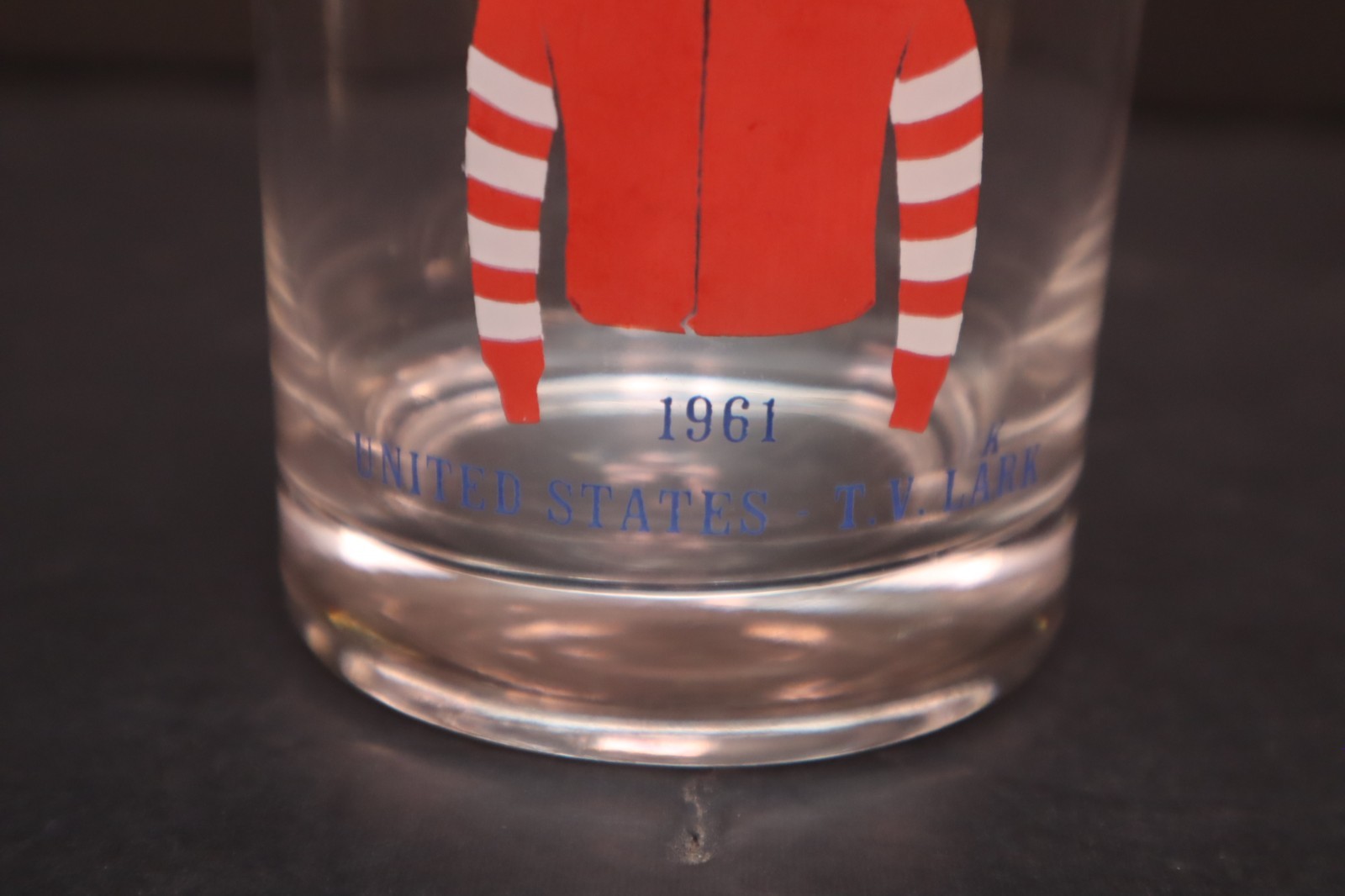Washington D.C. International Horse Racing Glass Jockey Tumblers Glass 1961-1963