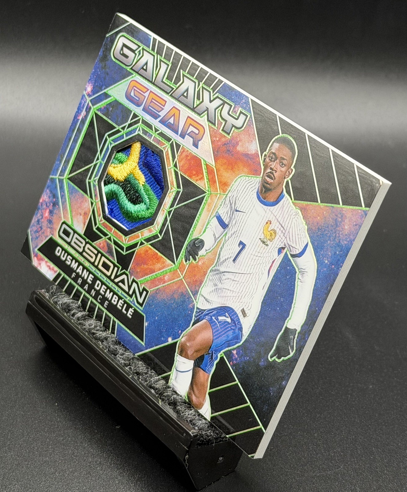 2024-25 Obsidian Ousmane Dembélé🇫🇷 ⚽️Galaxy Gear Green MEM,SSSP#/5,VERY RARE🔥