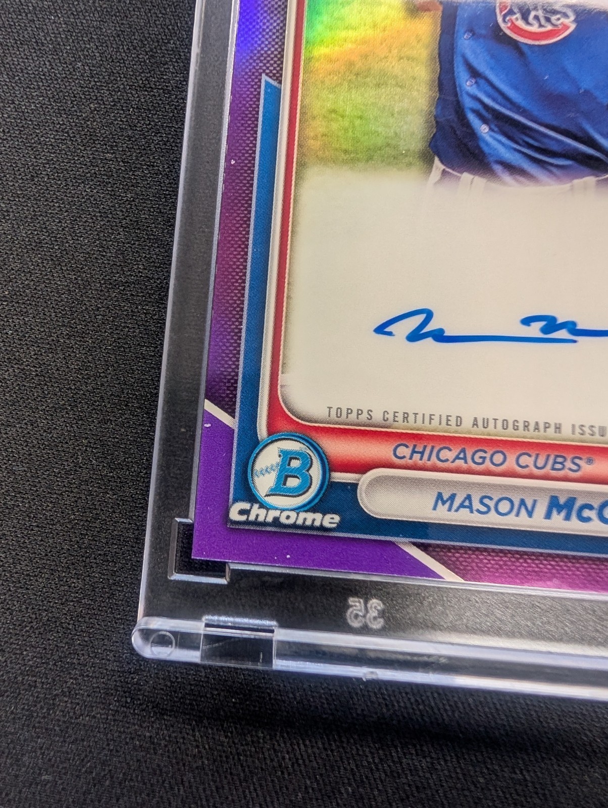 Mason McGwire 2024 Bowman Chrome – Prospect Auto #CPA-MM Purple Refractor /250
