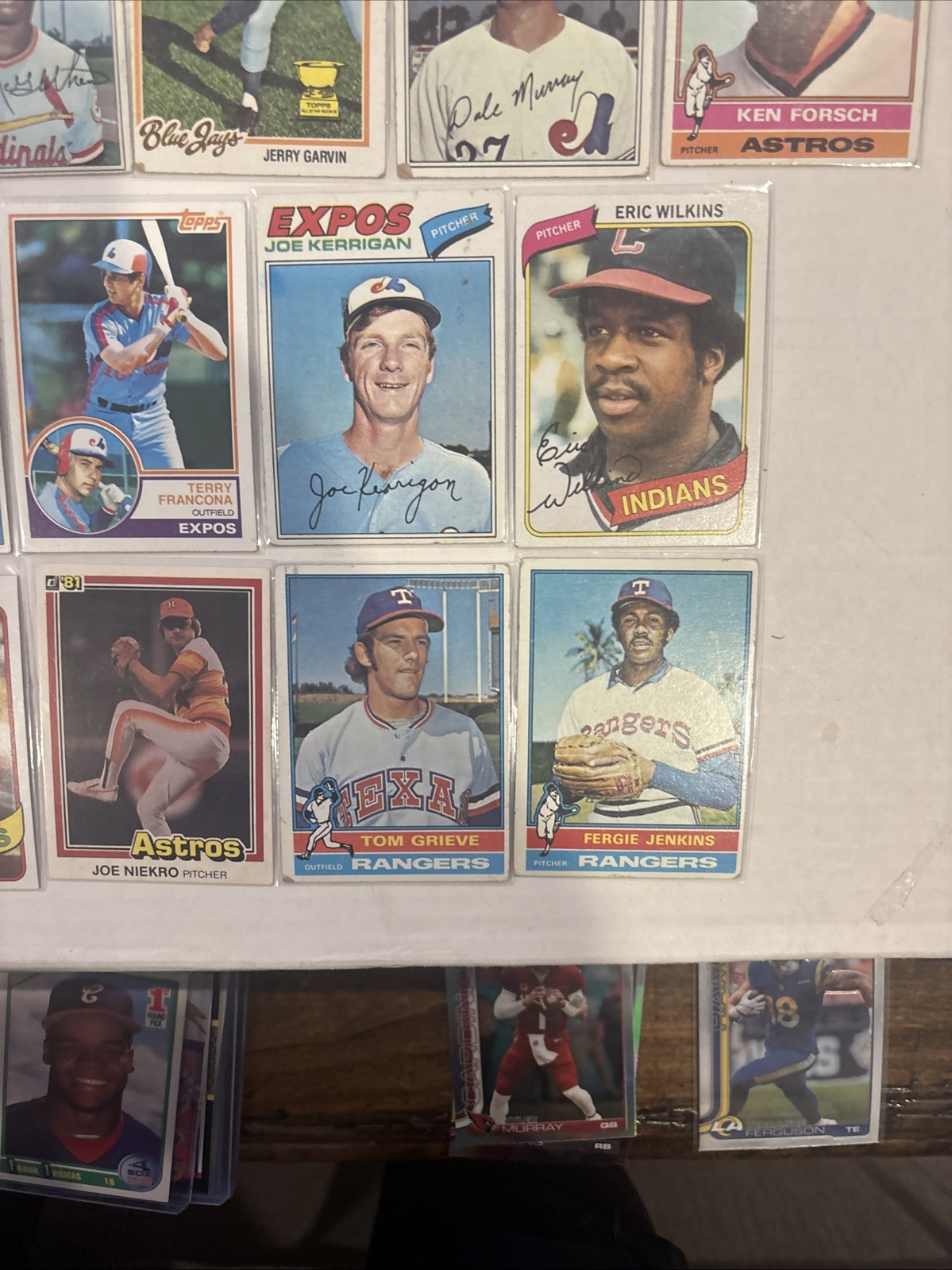 VINTAGE 1972-1985 BASEBALL Card LOT (50 CARDS): STARS ONLY! Conditions Vary