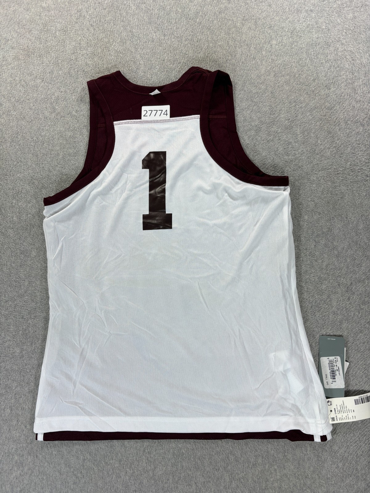 NWT Mississippi State Bulldogs Reversible Basketball Jersey (Women’s Small) #1