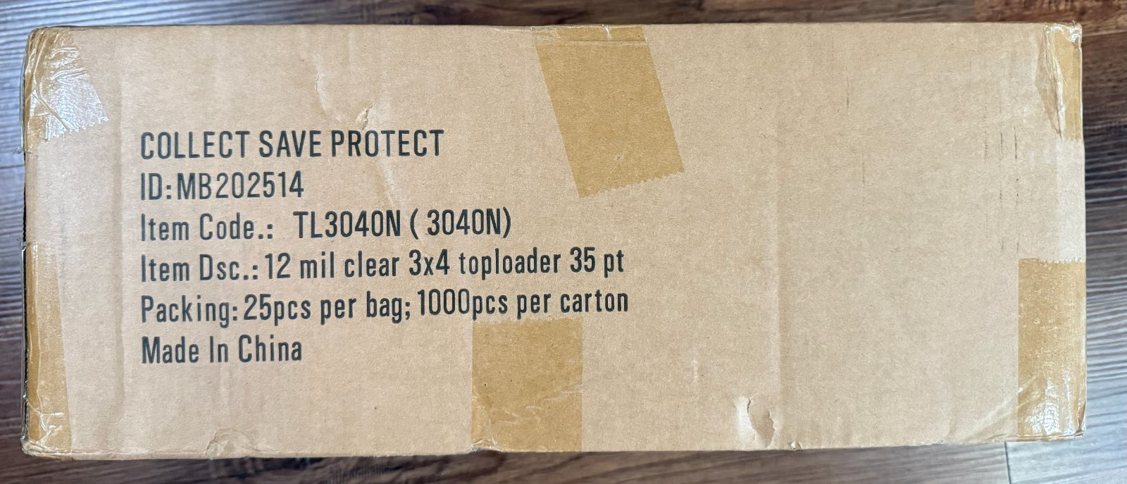 1000 Collect Save Protect Standard 3×4 Toploader Case