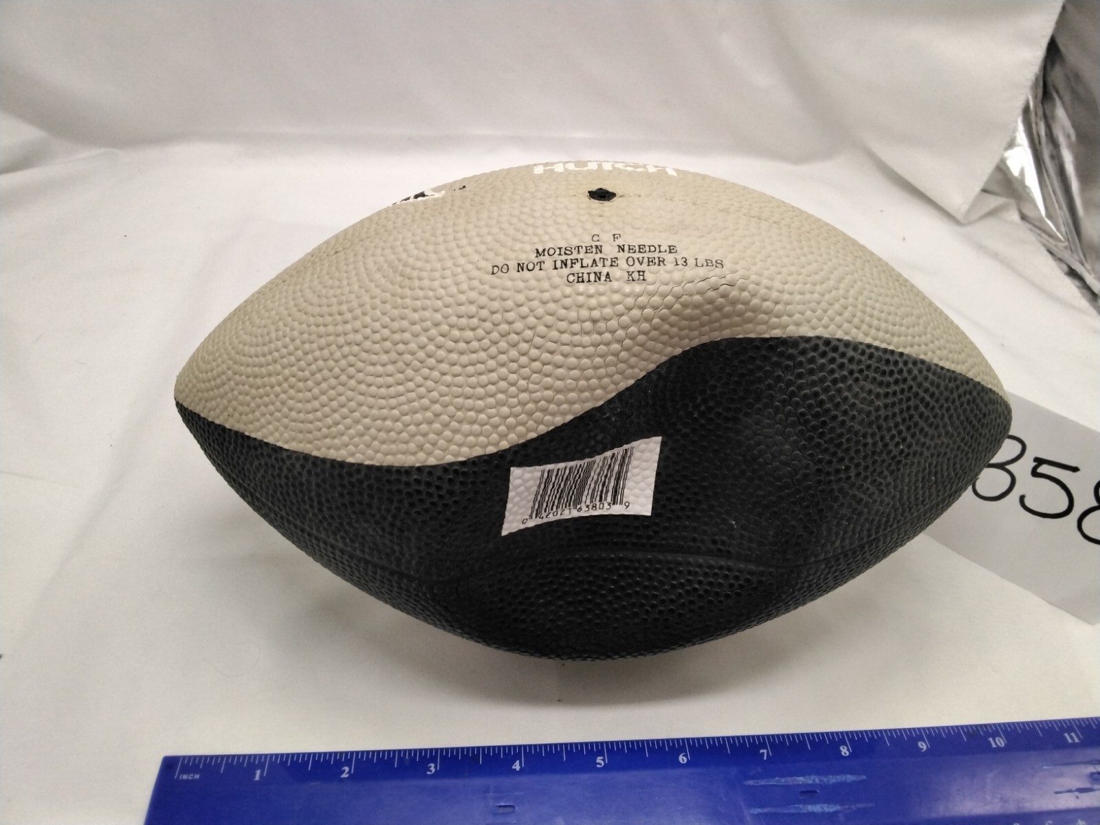 NFL Atlanta Falcons Hutch Rubber Football Tip to Tip 10.5 inch MAIL IN PROMO