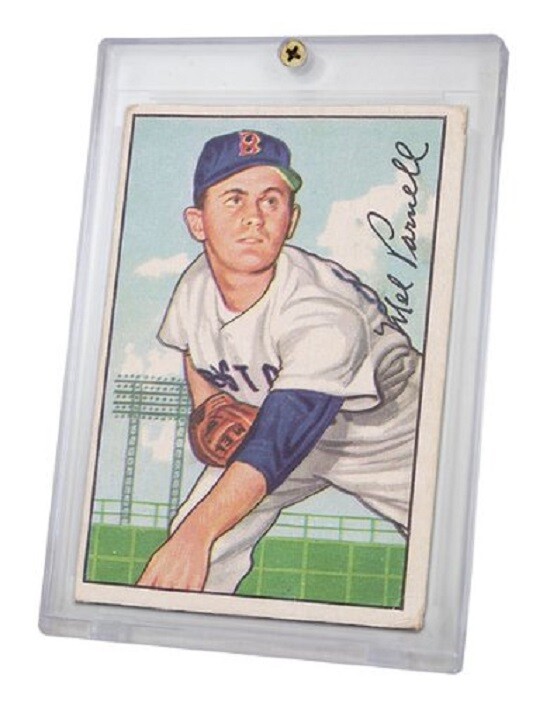 (3-Pack) Pro-Mold 1952-1956 Topps Vintage 1-Screw Screw Down Card Holder w/ UV