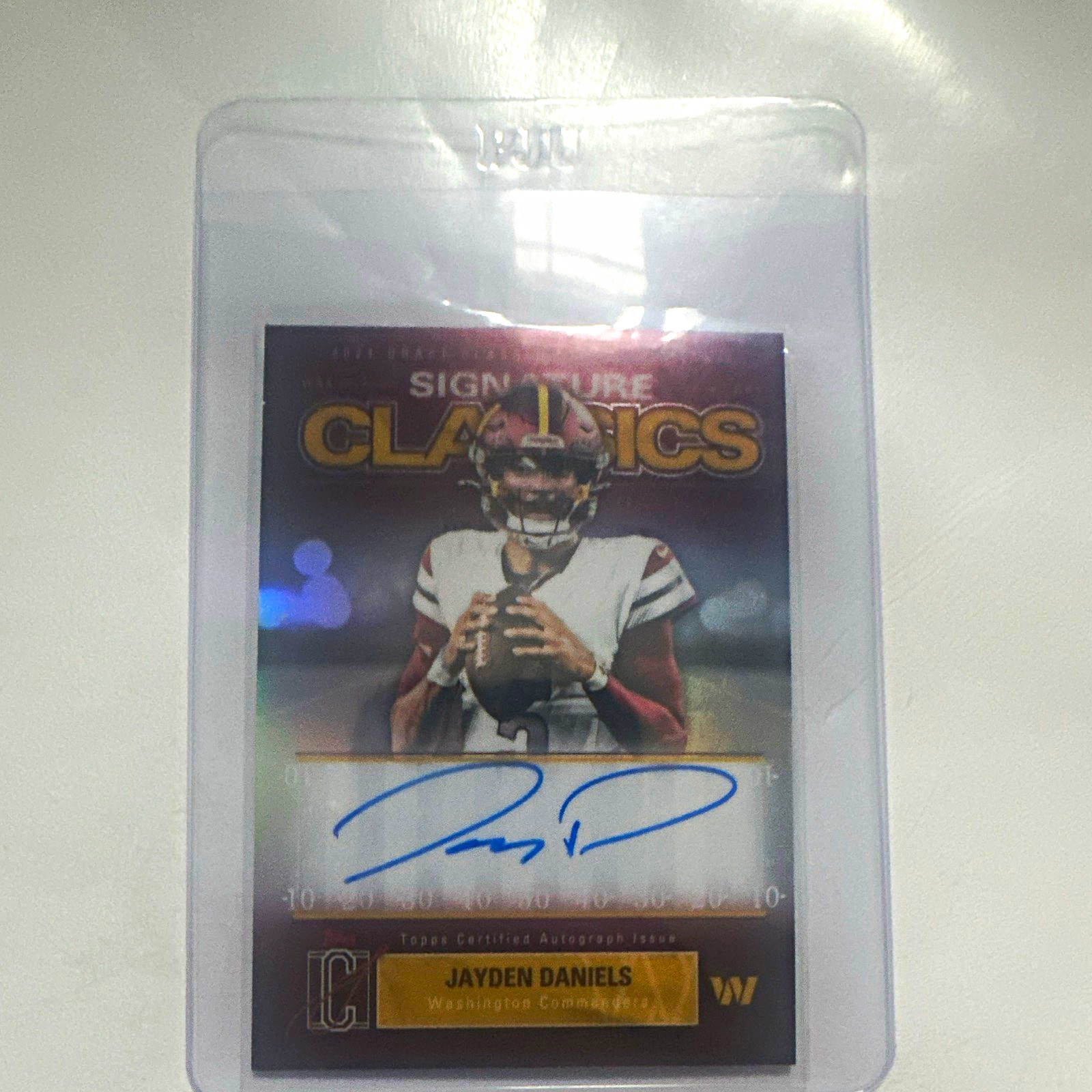 2025 Topps Signature Class Football Jayden Daniels SC-JD Signature Classics Auto