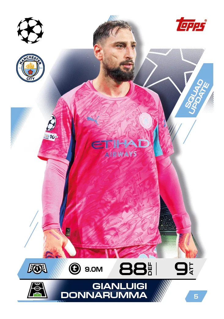 2025-26 Topps UEFA Champions League Match Attax Extra 32 Pack Box (384 Cards)