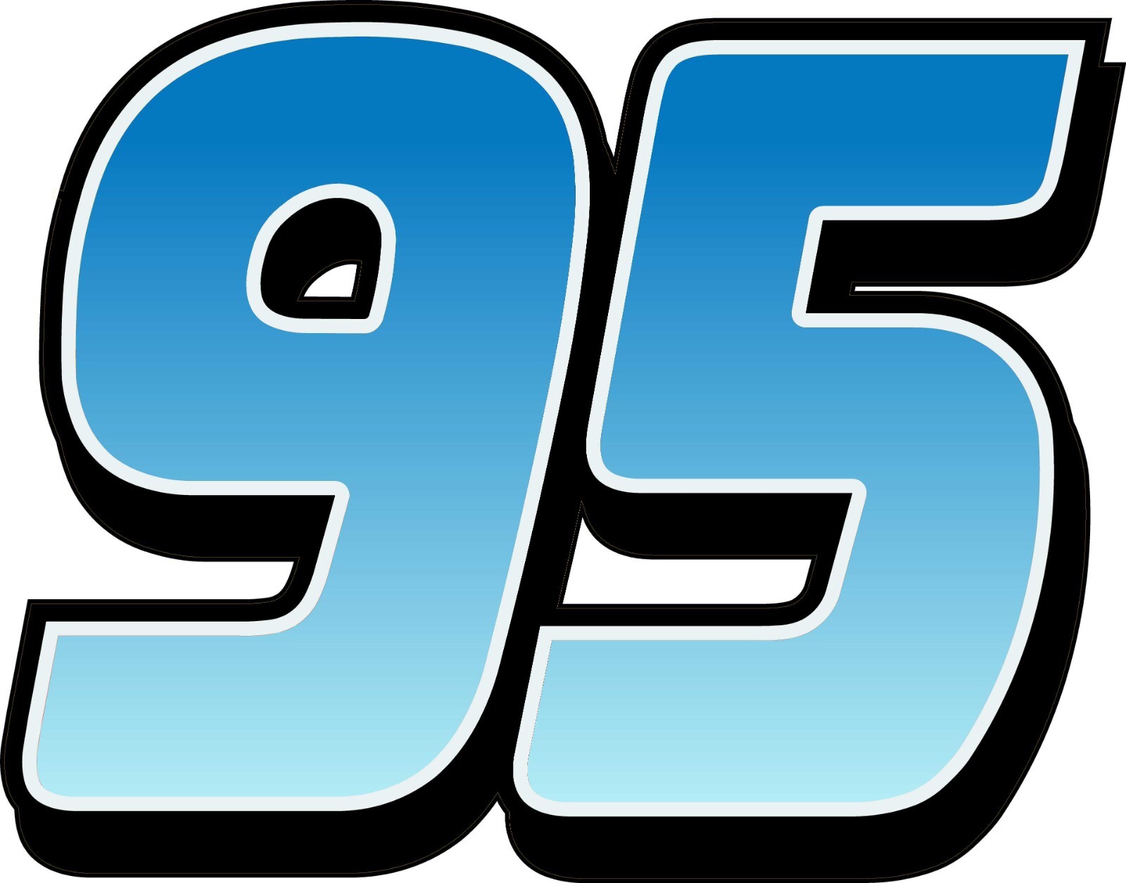 NEW FOR 2023 #95 Lightning McQueen Sticker Decal – SM thru XL – Various color