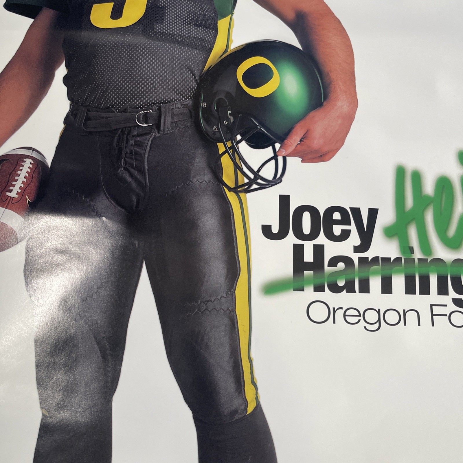 2001 Joey Harrington “Heisman” Oregon Ducks Times Square Billboard Poster 24×32